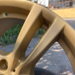 Malowanie felg na złoto