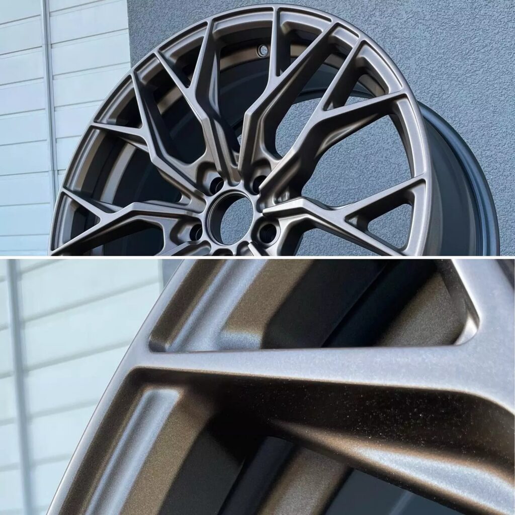 Malowanie felg na złoto