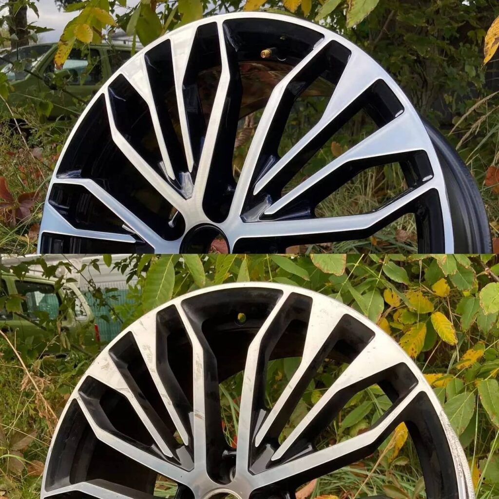 malowanie felg na czarne