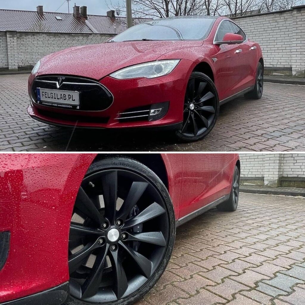 renowacja felg tesla